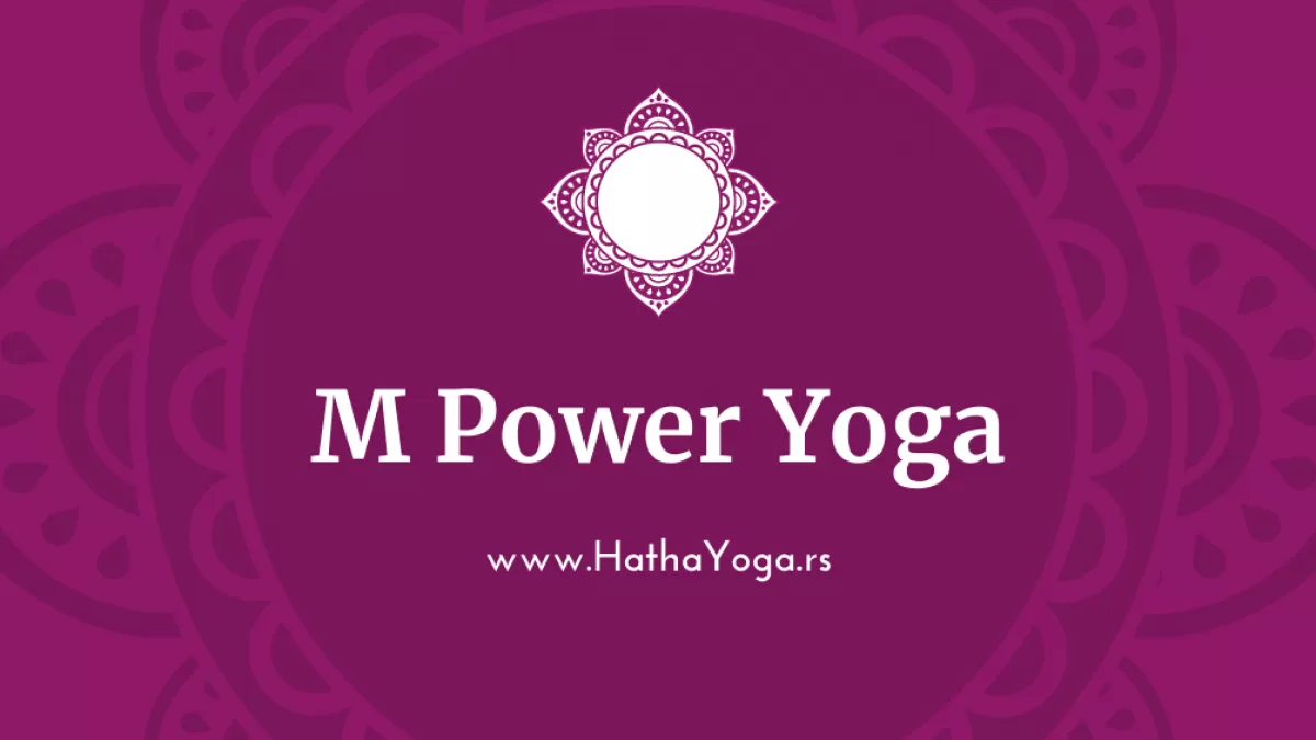 Plum and white mandala yoga business card