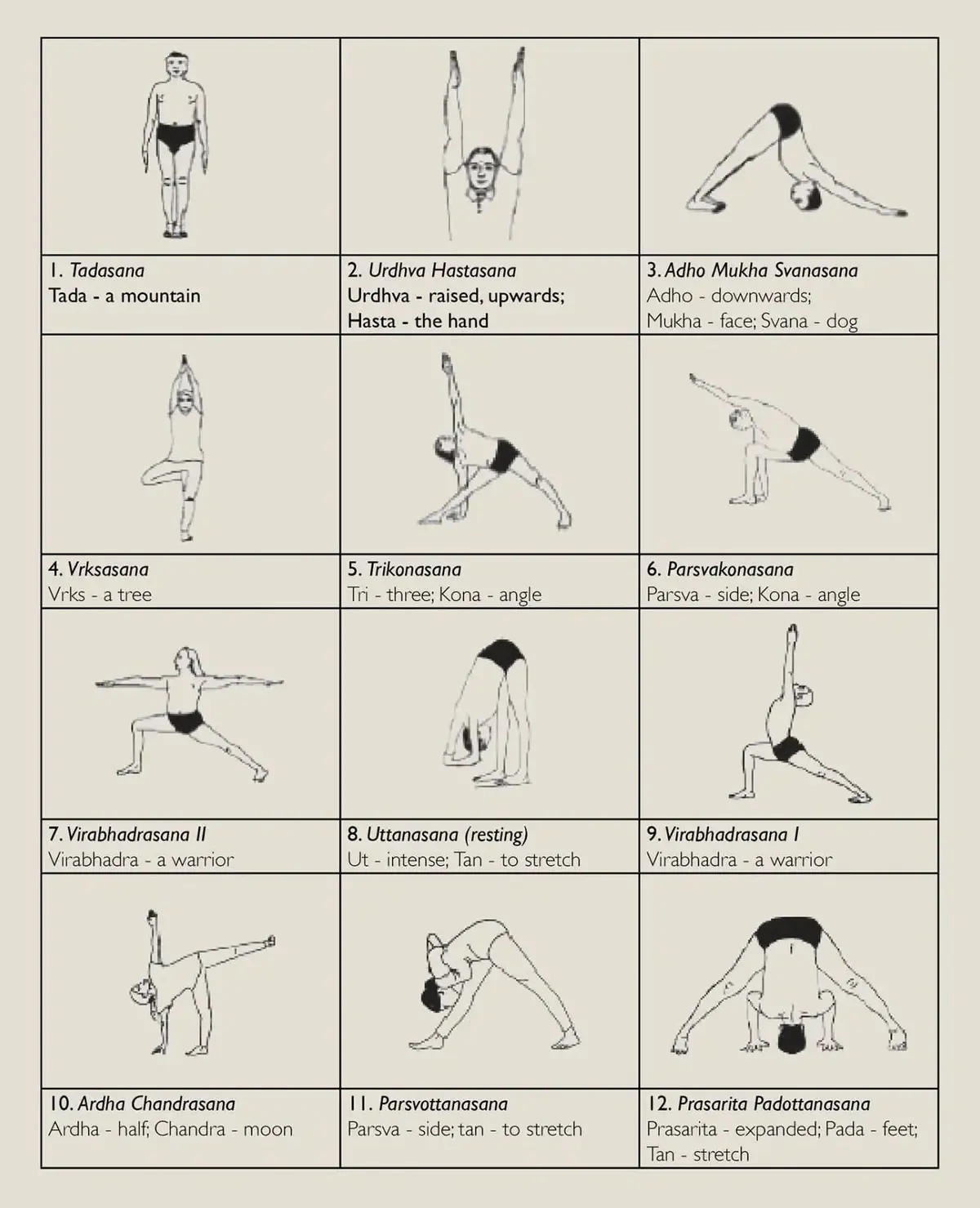 Iyengar joga asane